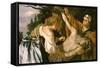 The Nursing of Saint Sebastian, 1622-Theodore van Baburen-Framed Stretched Canvas