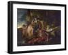 The Nurture of Bacchus, C.1628-29 (Oil on Canvas)-Nicolas Poussin-Framed Giclee Print
