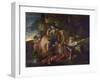 The Nurture of Bacchus, C.1628-29 (Oil on Canvas)-Nicolas Poussin-Framed Giclee Print