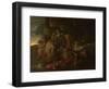 The Nurture of Bacchus, Ca. 1628-1629-Nicolas Poussin-Framed Giclee Print