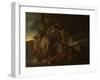 The Nurture of Bacchus, Ca. 1628-1629-Nicolas Poussin-Framed Giclee Print