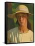 The Nut Brown Maid (Oil on Canvas)-George Clausen-Framed Stretched Canvas