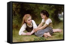 The Nut Gatherers, 1882-William Adolphe Bouguereau-Framed Stretched Canvas