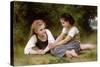 The Nut Gatherers, 1882-William Adolphe Bouguereau-Stretched Canvas