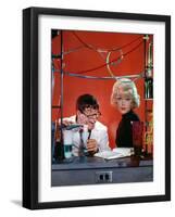 The Nutty Professor 1963 Directed by Jerry Lewis Jerry Lewis and Stella Stevens.-null-Framed Photo