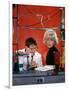 The Nutty Professor 1963 Directed by Jerry Lewis Jerry Lewis and Stella Stevens.-null-Framed Photo