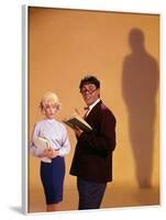 THE NUTTY PROFESSOR, 1963 directed by JERRY LEWIS Stella Stevens and Jerry Lewis (photo)-null-Framed Photo