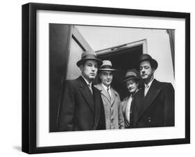 The Nyc Detectives Who Arrested the "Mad Bomber" George Metesky-Peter Stackpole-Framed Photographic Print