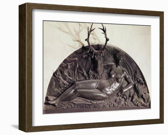 The Nymph of Fontainebleau, 1542-Benvenuto Cellini-Framed Giclee Print