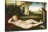 The Nymph of the Spring, after 1537-Lucas Cranach the Elder-Stretched Canvas