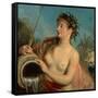 The Nymph of the Spring (Oil on Canvas)-Jean Antoine Watteau-Framed Stretched Canvas