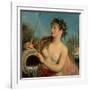 The Nymph of the Spring (Oil on Canvas)-Jean Antoine Watteau-Framed Giclee Print