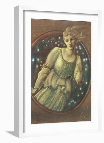 The Nymph of the Stars, c.1888-Edward Burne-Jones-Framed Giclee Print