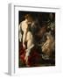 The Nymph Salmacis and Hermaphroditus, Ca 1580-1582-Bartholomeus Spranger-Framed Giclee Print