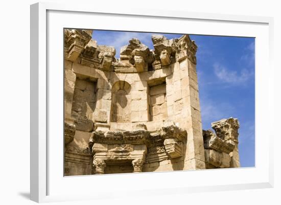 The Nymphaeum, Once the Roman city of Gerasa, Jerash, Jordan.-Nico Tondini-Framed Photographic Print