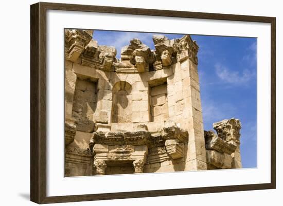 The Nymphaeum, Once the Roman city of Gerasa, Jerash, Jordan.-Nico Tondini-Framed Photographic Print