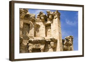 The Nymphaeum, Once the Roman city of Gerasa, Jerash, Jordan.-Nico Tondini-Framed Photographic Print