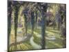 The Nymphs in the Garden, Les Nymphes dans un Jardin-Henri Martin-Mounted Giclee Print