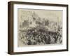 The O'Connell Centenary at Dublin, Mr Sullivan, Mp, Addressing the People in Sackville Street-Charles Robinson-Framed Giclee Print