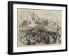 The O'Connell Centenary at Dublin, Mr Sullivan, Mp, Addressing the People in Sackville Street-Charles Robinson-Framed Giclee Print