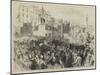 The O'Connell Centenary at Dublin, Mr Sullivan, Mp, Addressing the People in Sackville Street-Charles Robinson-Mounted Giclee Print