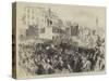 The O'Connell Centenary at Dublin, Mr Sullivan, Mp, Addressing the People in Sackville Street-Charles Robinson-Stretched Canvas