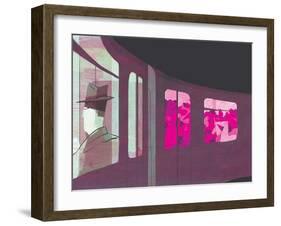 The O Train-A Richard Allen-Framed Giclee Print