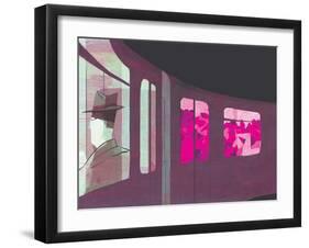 The O Train-A Richard Allen-Framed Giclee Print