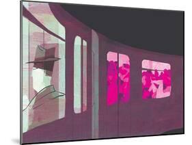 The O Train-A Richard Allen-Mounted Giclee Print