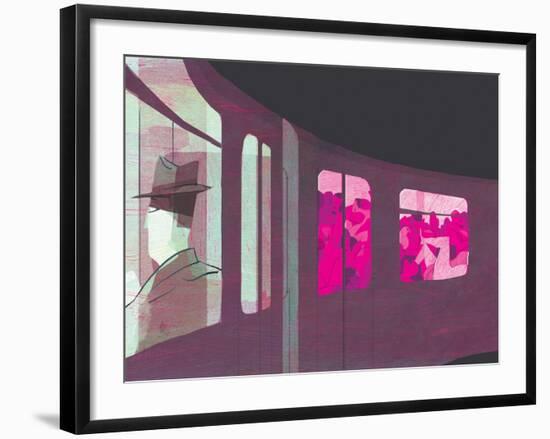 The O Train-A Richard Allen-Framed Giclee Print