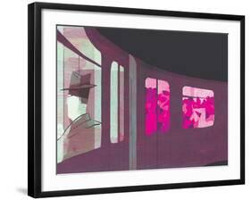 The O Train-A Richard Allen-Framed Giclee Print