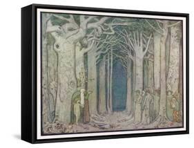 The Oak Addresses the Spirits of the Trees-null-Framed Stretched Canvas