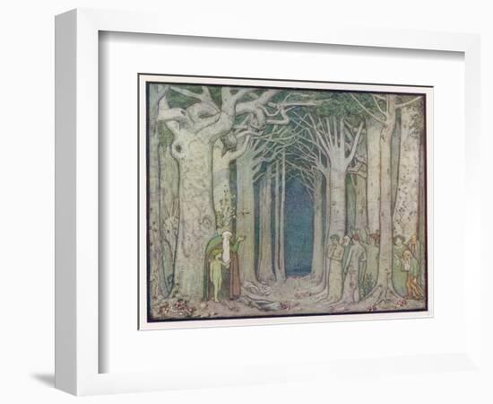 The Oak Addresses the Spirits of the Trees-null-Framed Art Print