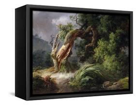 The Oak and the Reed, 1816-Achille Etna Michallon-Framed Stretched Canvas