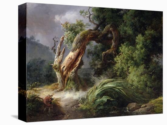 The Oak and the Reed, 1816-Achille Etna Michallon-Stretched Canvas