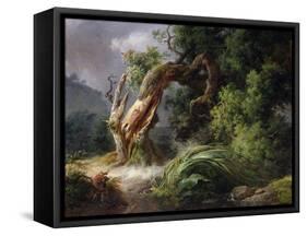 The Oak and the Reed, 1816-Achille Etna Michallon-Framed Stretched Canvas