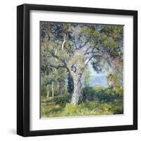 The Oak-Guy Rose-Framed Art Print