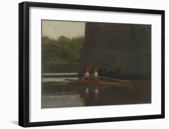 The Oarsmen (The Schreiber Brothers)-Thomas Eakins-Framed Premium Giclee Print