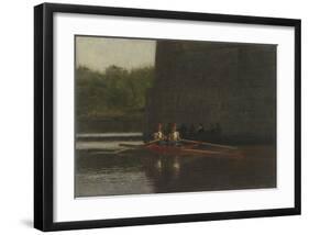 The Oarsmen (The Schreiber Brothers)-Thomas Eakins-Framed Premium Giclee Print