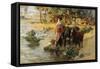 The Oasis-Frederik Arthur Bridgman-Framed Stretched Canvas