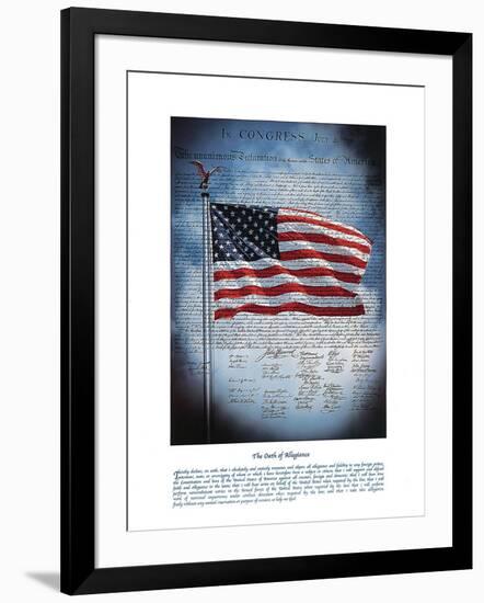 The Oath of Allegiance-Unknown-Framed Art Print