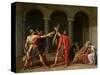 The Oath of Horatii, 1784-Jacques-Louis David-Stretched Canvas