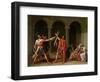 The Oath of Horatii, 1784-Jacques-Louis David-Framed Premium Giclee Print