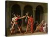 The Oath of Horatii, 1784-Jacques-Louis David-Stretched Canvas