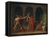 The Oath of Horatii, 1784-Jacques Louis David-Framed Stretched Canvas