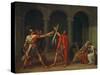 The Oath of Horatii, 1784-Jacques Louis David-Stretched Canvas