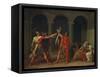 The Oath of Horatii, 1784-Jacques Louis David-Framed Stretched Canvas