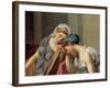 The Oath of Horatii, 1784-Jacques-Louis David-Framed Giclee Print