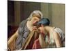 The Oath of Horatii, 1784-Jacques-Louis David-Mounted Giclee Print