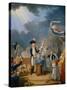 The Oath of Lafayette at the Celebration of the Federation, July 14, 1790-null-Stretched Canvas